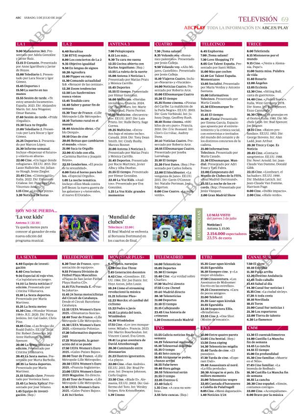 ABC MADRID 05-07-2025 página 69