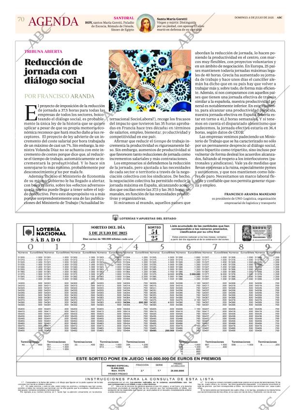 ABC MADRID 06-07-2025 página 70