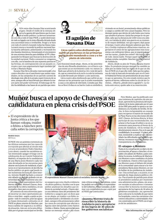 ABC SEVILLA 06-07-2025 página 20
