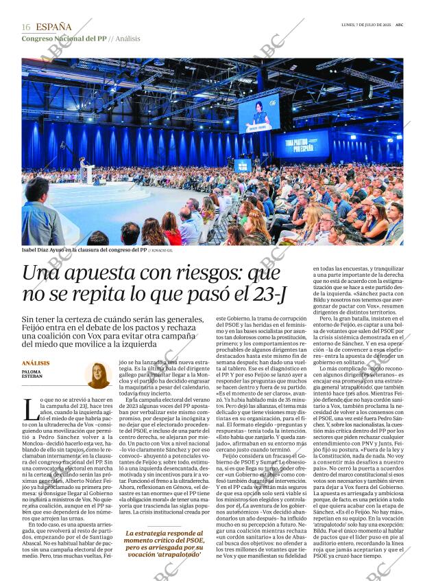 ABC MADRID 07-07-2025 página 16