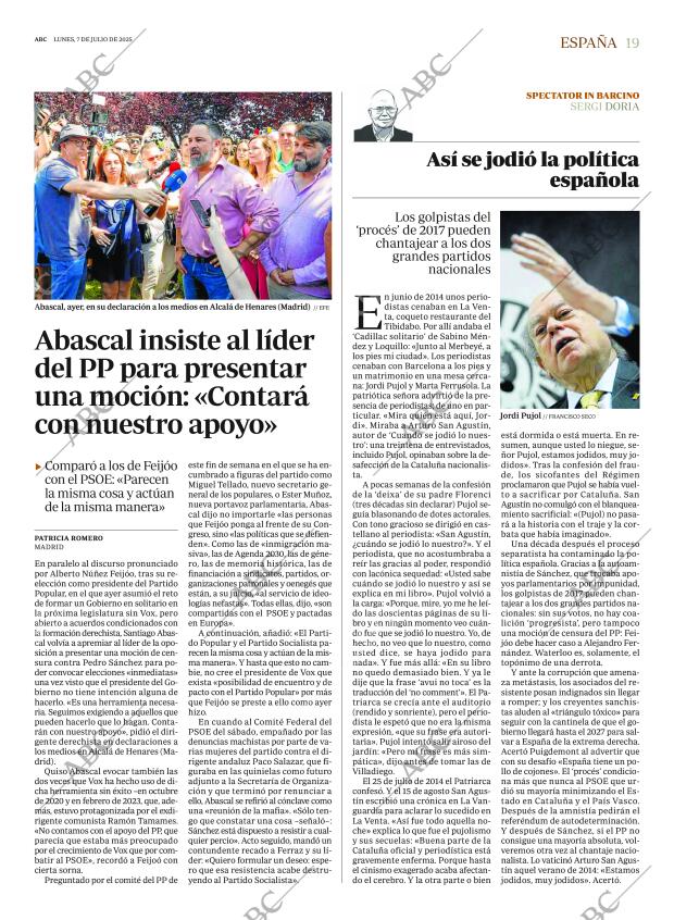 ABC MADRID 07-07-2025 página 19