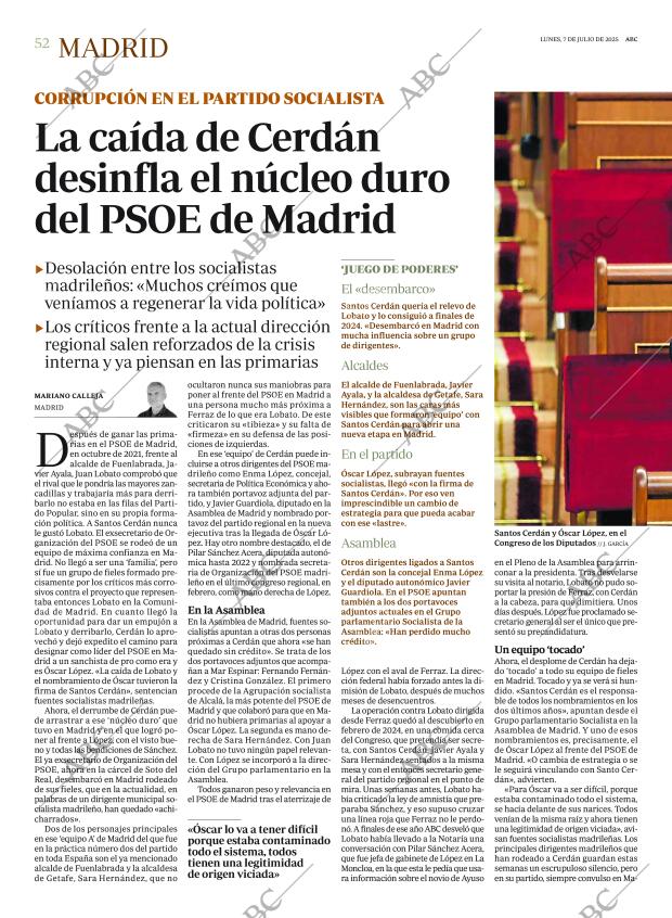 ABC MADRID 07-07-2025 página 52