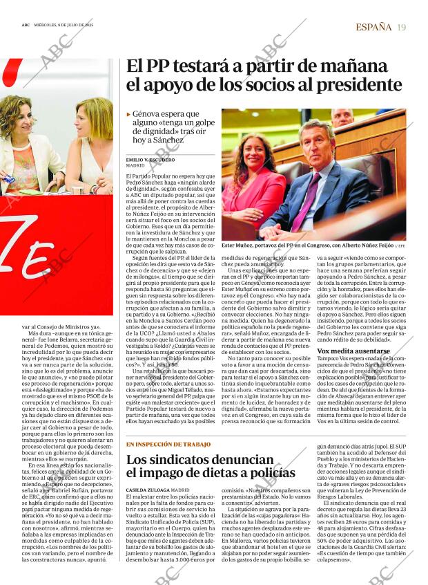 ABC MADRID 09-07-2025 página 19