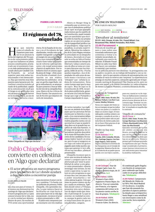 ABC MADRID 09-07-2025 página 62