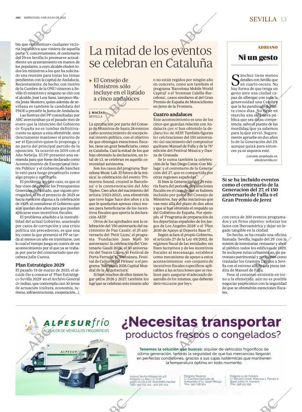 ABC SEVILLA 09-07-2025 página 13