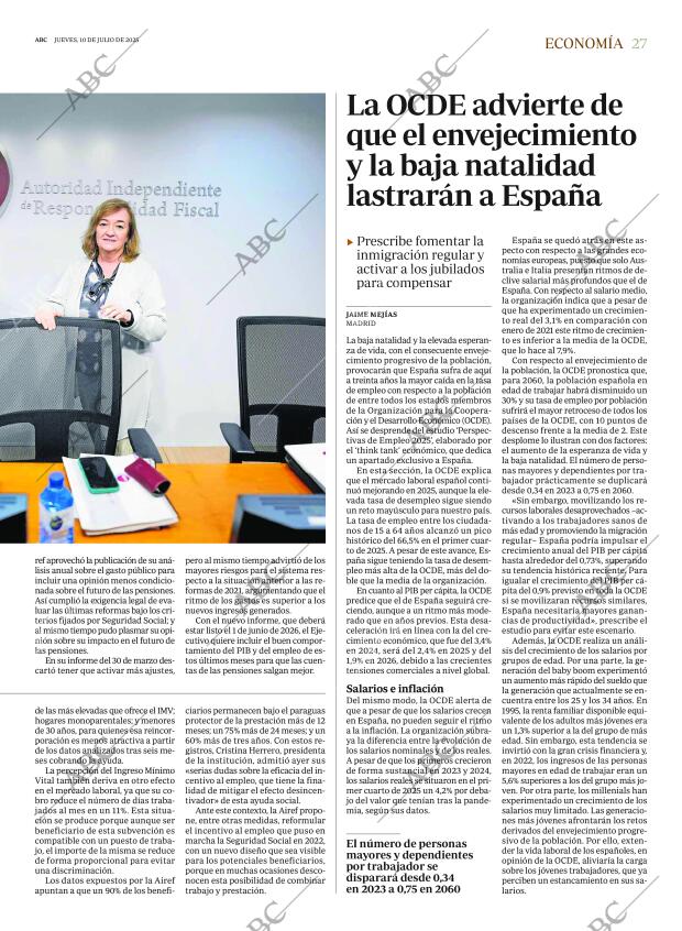 ABC MADRID 10-07-2025 página 27