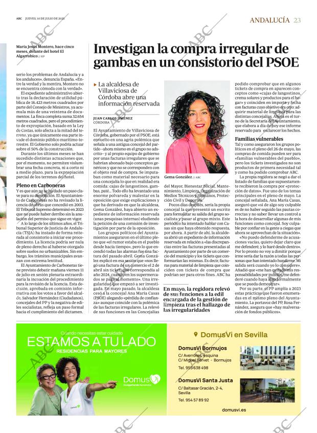 ABC SEVILLA 10-07-2025 página 23
