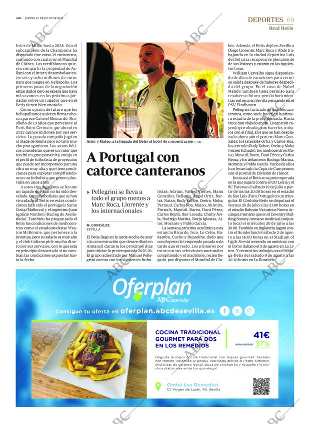 ABC SEVILLA 10-07-2025 página 69