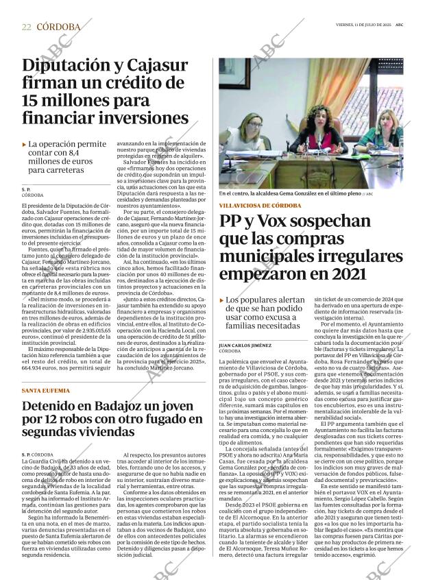 ABC CORDOBA 11-07-2025 página 22