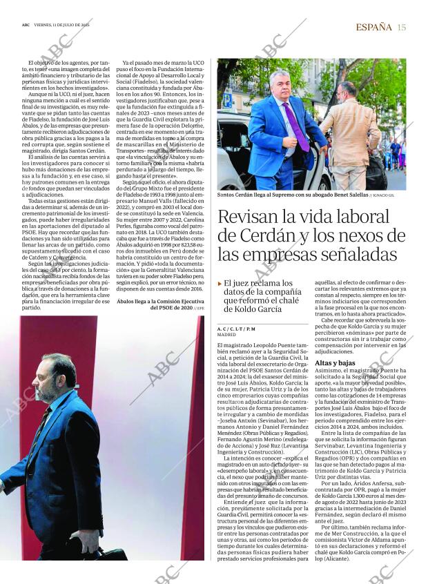 ABC MADRID 11-07-2025 página 15