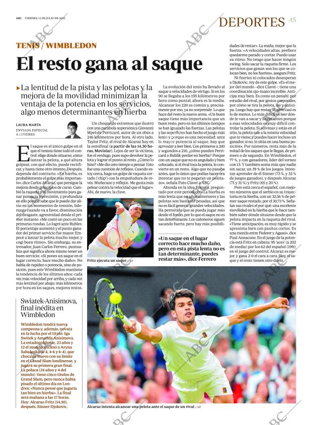 ABC MADRID 11-07-2025 página 45