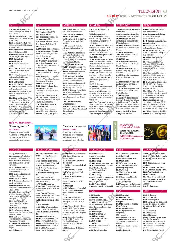 ABC MADRID 11-07-2025 página 63