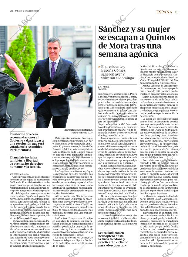 ABC MADRID 12-07-2025 página 15