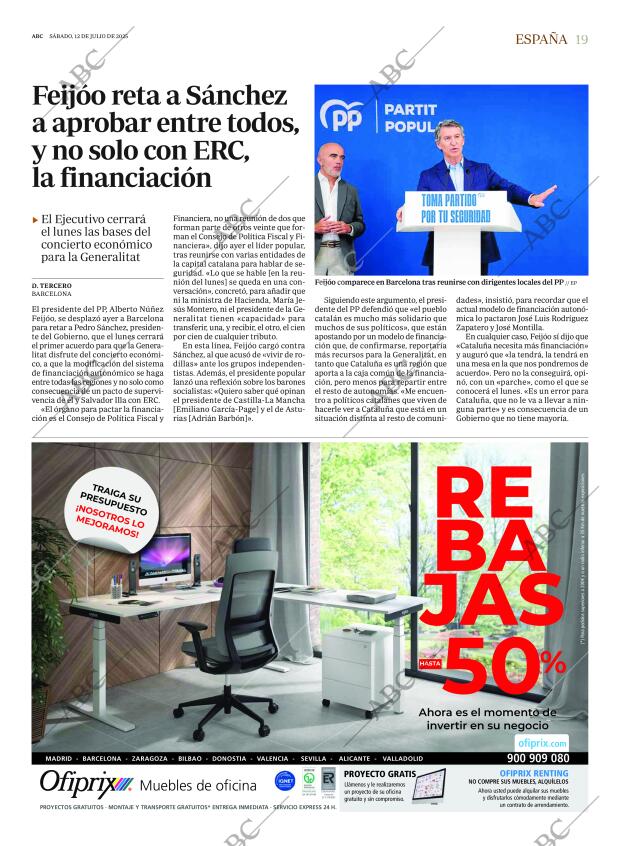 ABC MADRID 12-07-2025 página 19