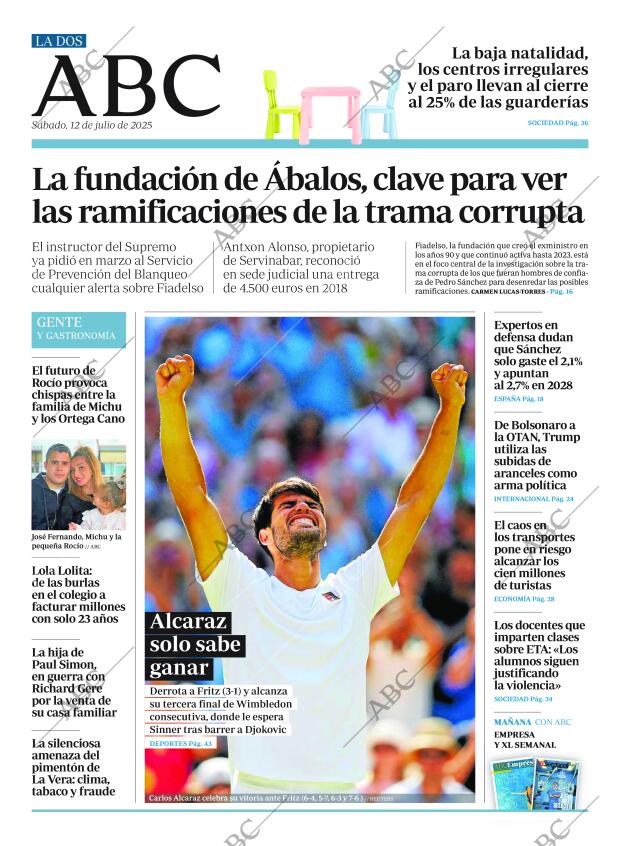 ABC MADRID 12-07-2025 página 2