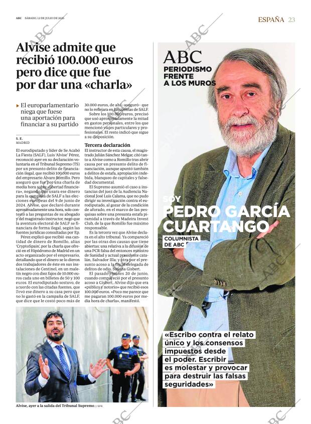 ABC MADRID 12-07-2025 página 23