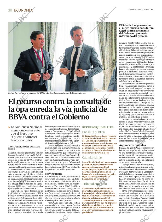 ABC MADRID 12-07-2025 página 30