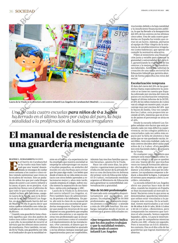 ABC MADRID 12-07-2025 página 36