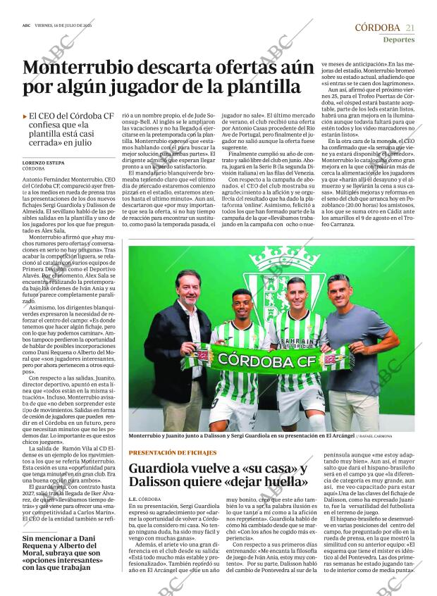 ABC CORDOBA 18-07-2025 página 21