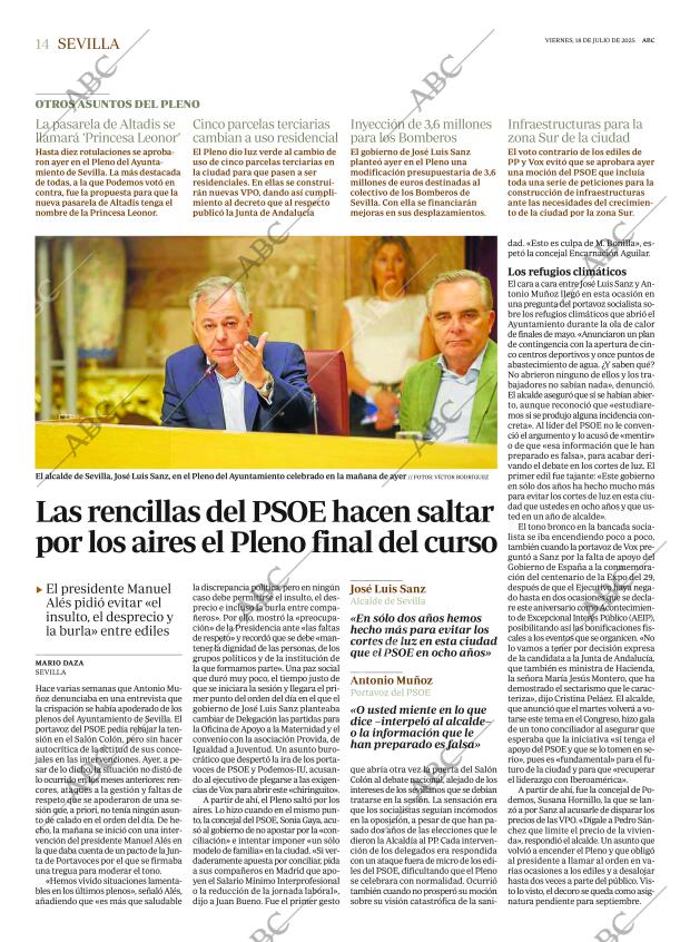 ABC SEVILLA 18-07-2025 página 14