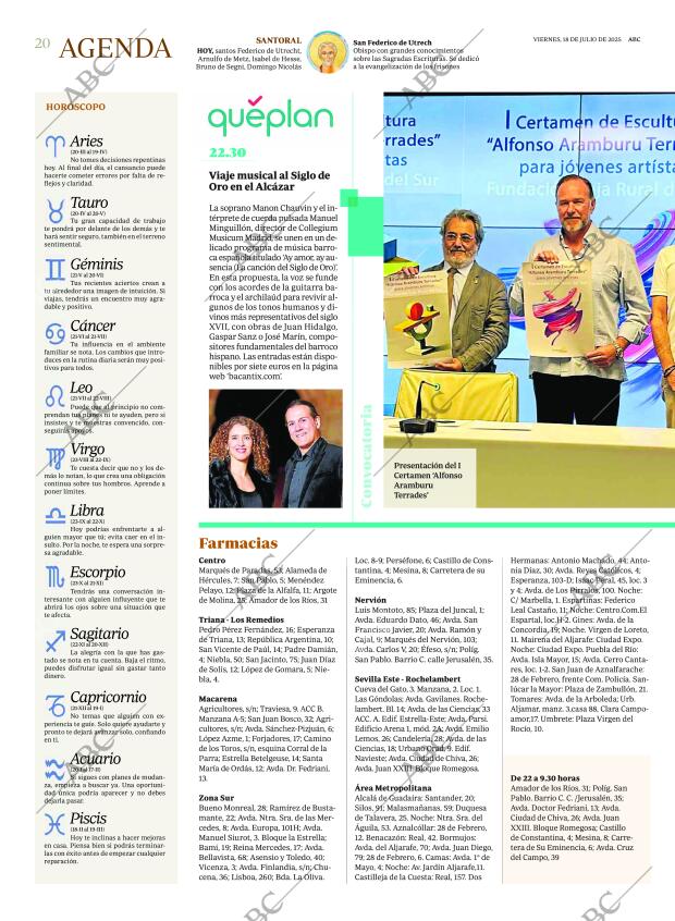 ABC SEVILLA 18-07-2025 página 20