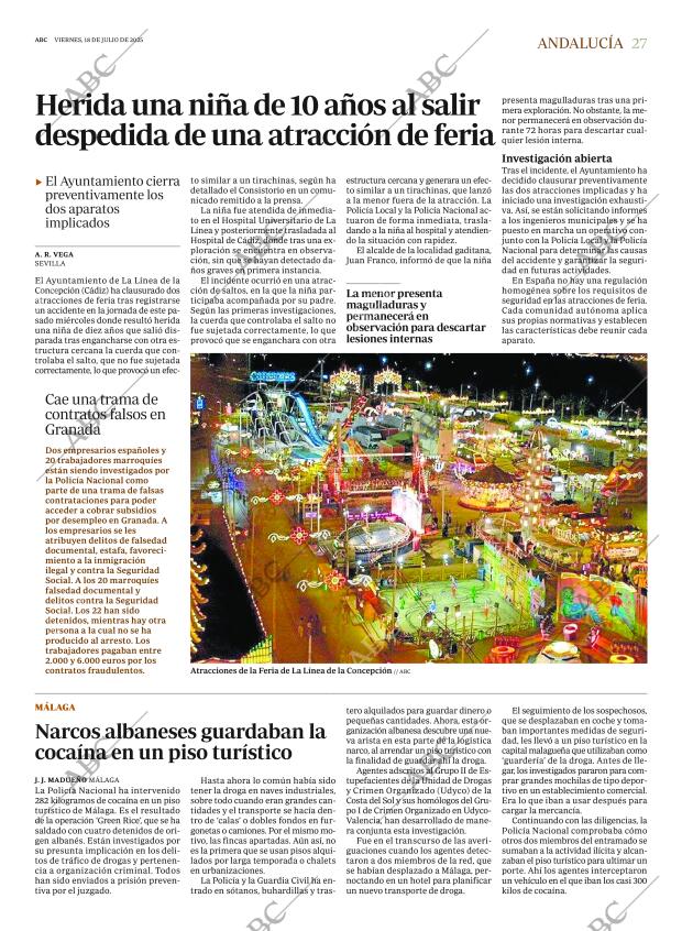 ABC SEVILLA 18-07-2025 página 27