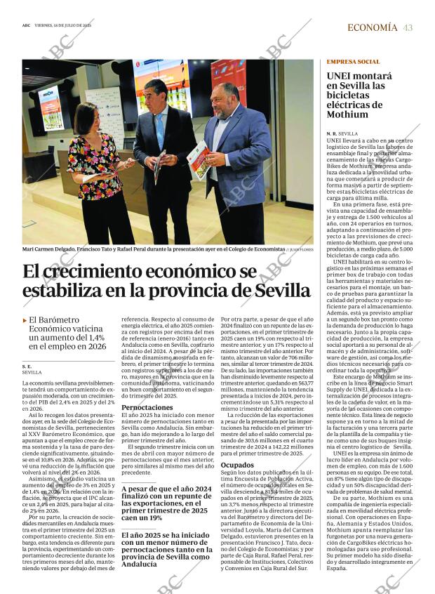 ABC SEVILLA 18-07-2025 página 43