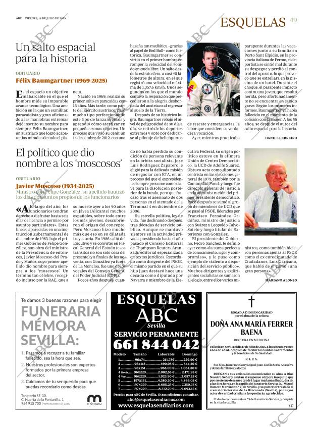 ABC SEVILLA 18-07-2025 página 49