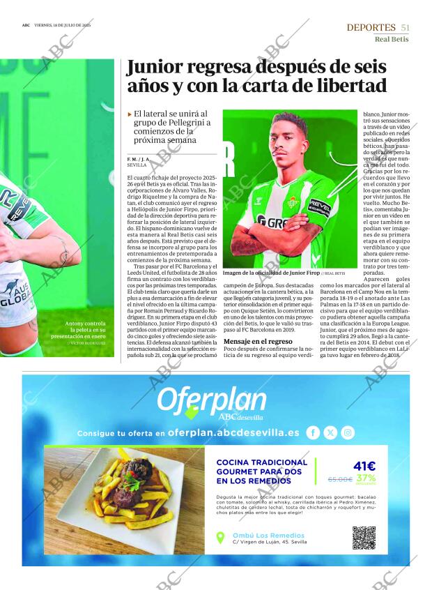 ABC SEVILLA 18-07-2025 página 51
