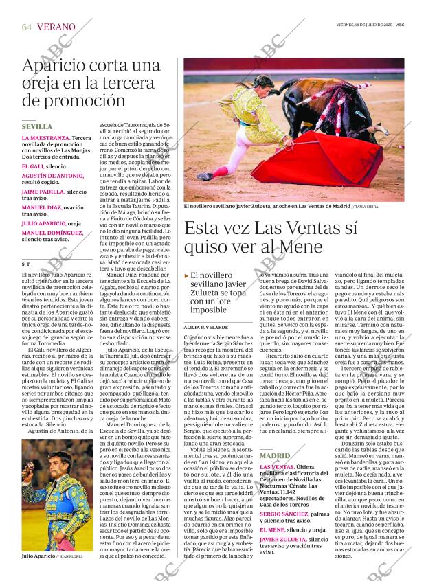 ABC SEVILLA 18-07-2025 página 64