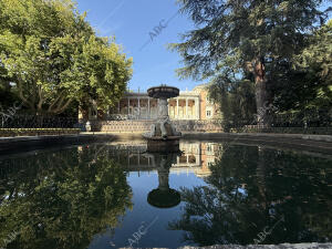 Palacio de El Capricho en el parque histórico de Alameda de Osuna