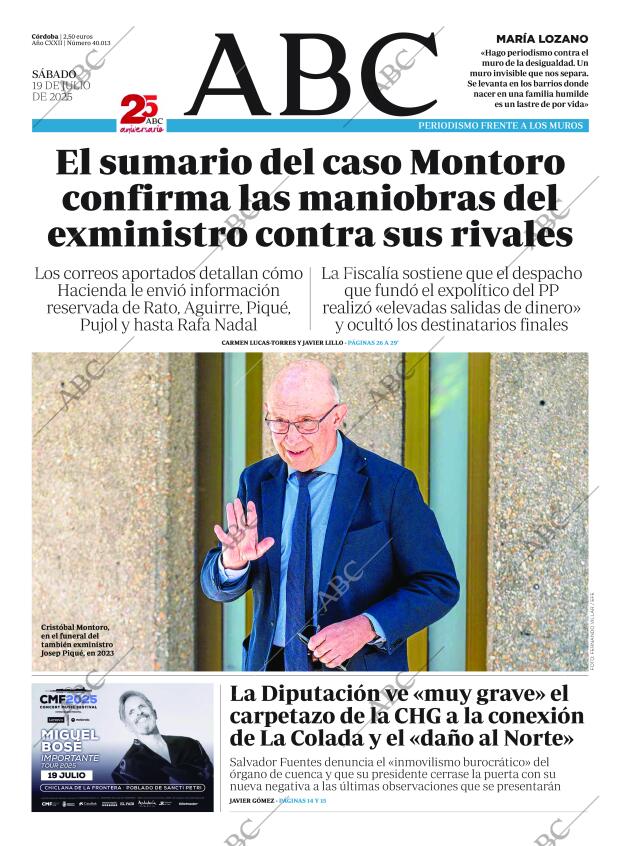ABC CORDOBA 19-07-2025 página 1