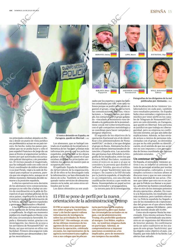 ABC MADRID 20-07-2025 página 15