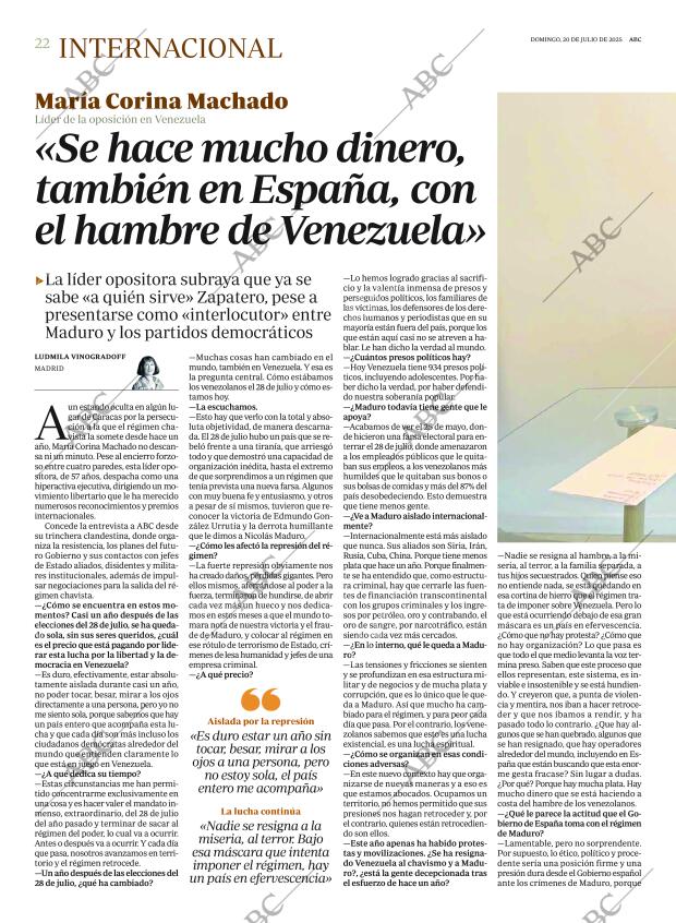 ABC MADRID 20-07-2025 página 22
