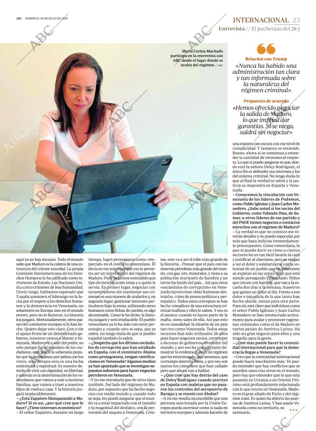 ABC MADRID 20-07-2025 página 23