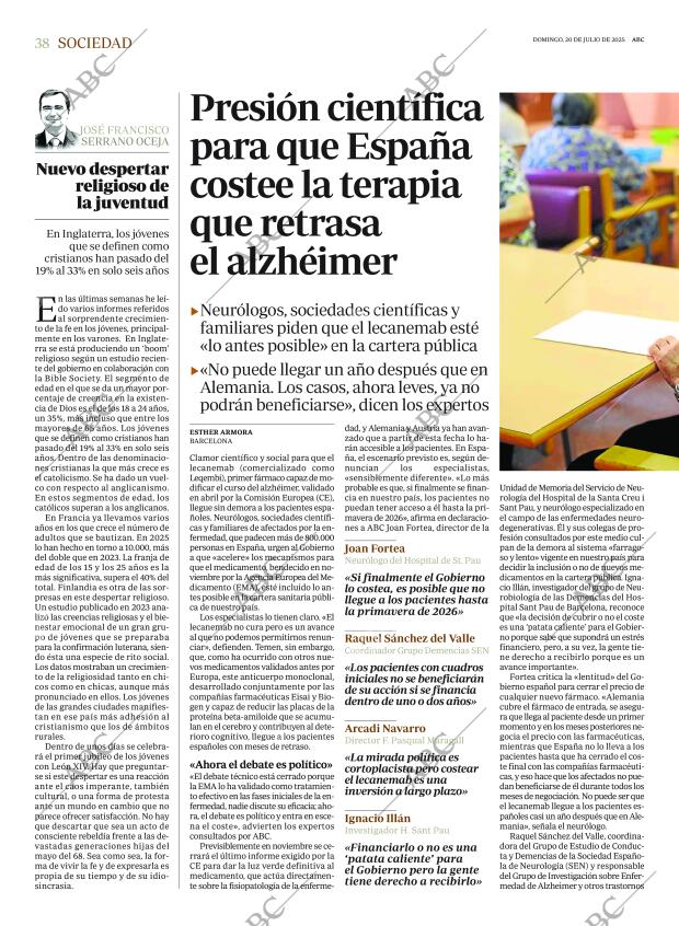 ABC MADRID 20-07-2025 página 38
