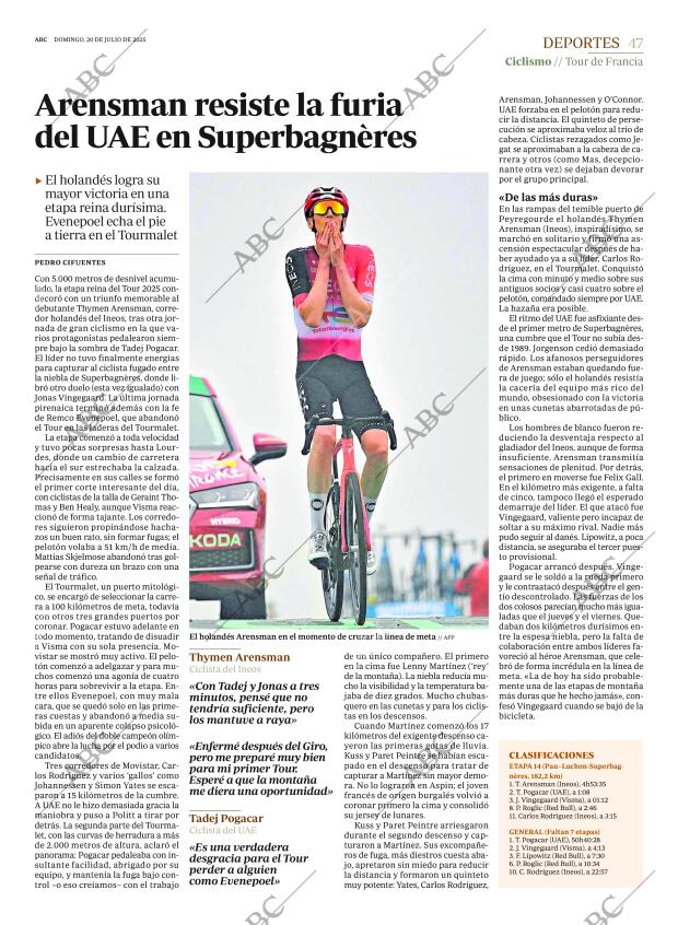 ABC MADRID 20-07-2025 página 47