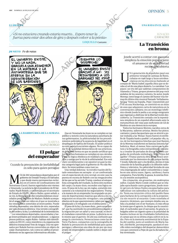 ABC MADRID 20-07-2025 página 5