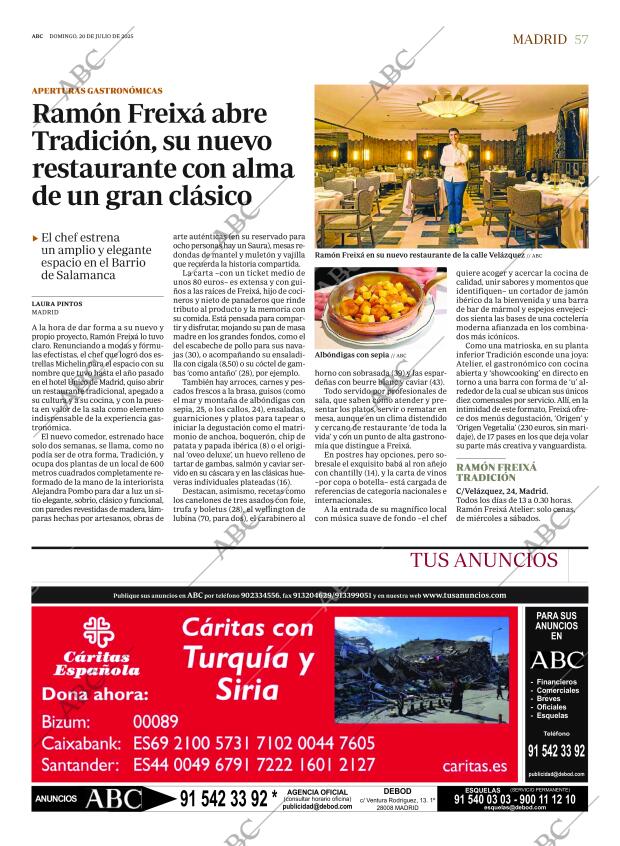 ABC MADRID 20-07-2025 página 57