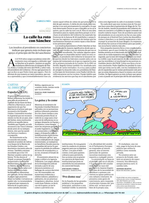 ABC MADRID 20-07-2025 página 8
