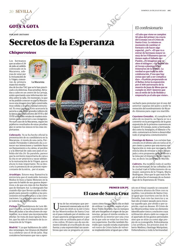 ABC SEVILLA 20-07-2025 página 20