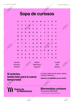 ABC SEVILLA 20-07-2025 página 29