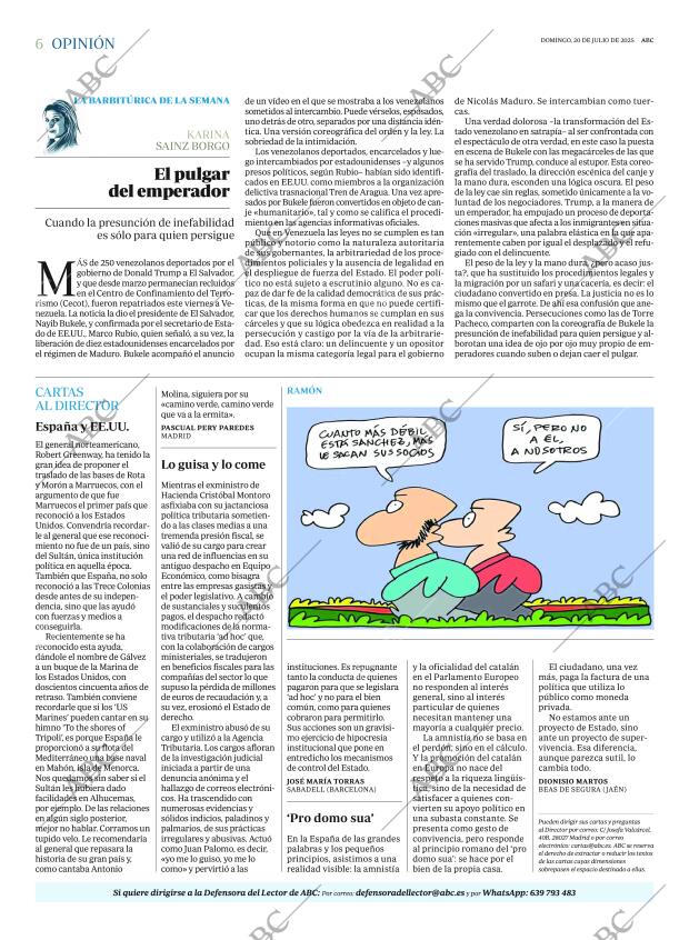 ABC SEVILLA 20-07-2025 página 6