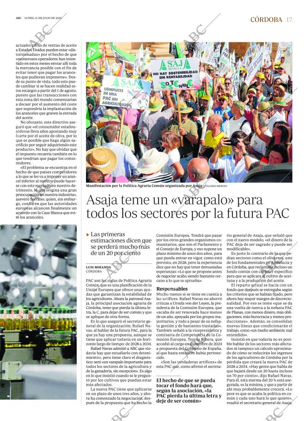 ABC CORDOBA 21-07-2025 página 17
