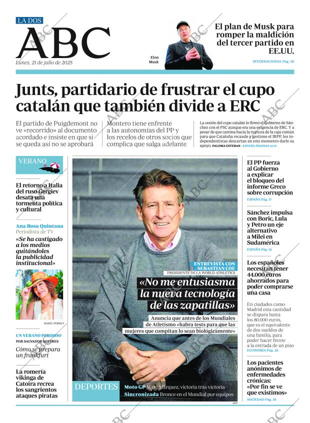 ABC MADRID 21-07-2025 página 2