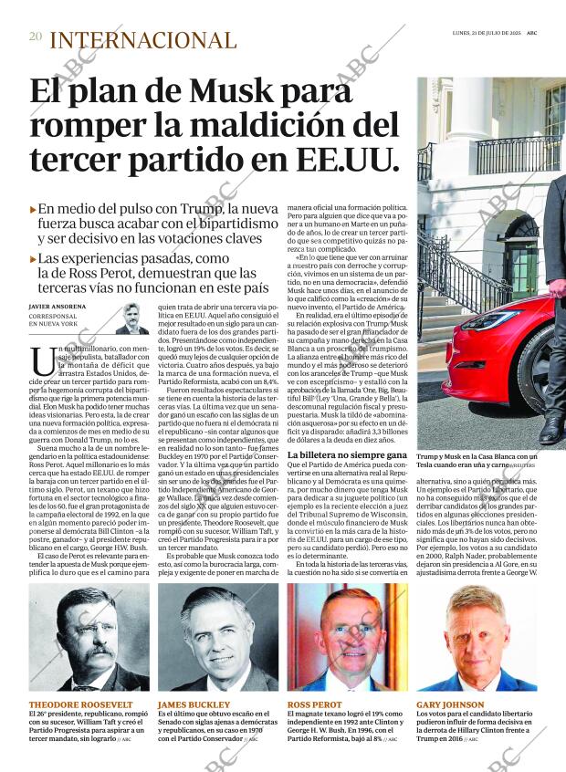 ABC MADRID 21-07-2025 página 20