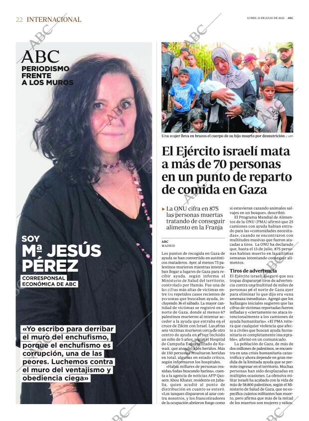 ABC MADRID 21-07-2025 página 22