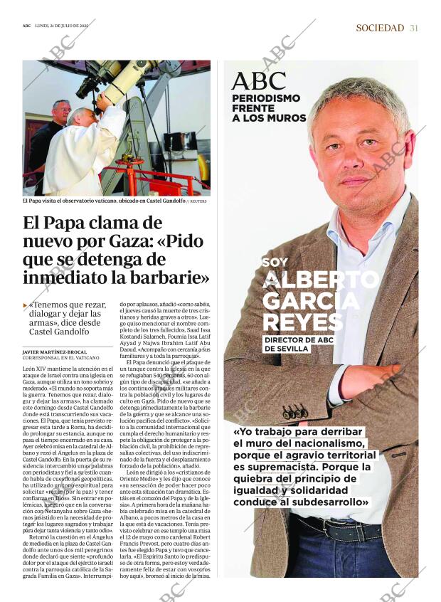 ABC MADRID 21-07-2025 página 31