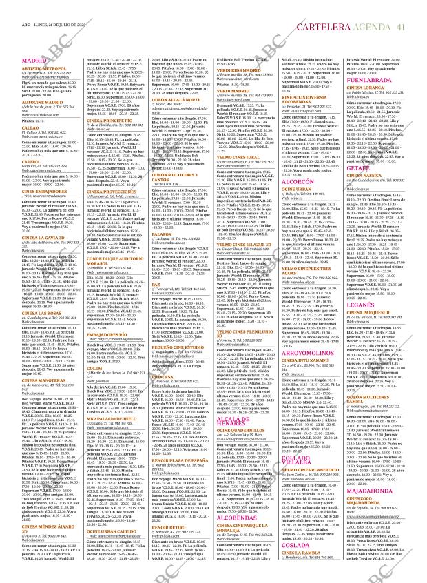 ABC MADRID 21-07-2025 página 41