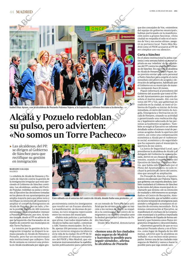 ABC MADRID 21-07-2025 página 44